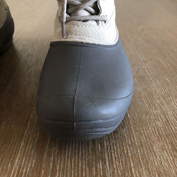 Field & Stream Pac Boots Womens 10 Water Resistant Suede Faux Fur Ivory Outdoor - Picture 5 of 12